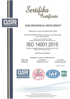 ISO 14001 Certificate